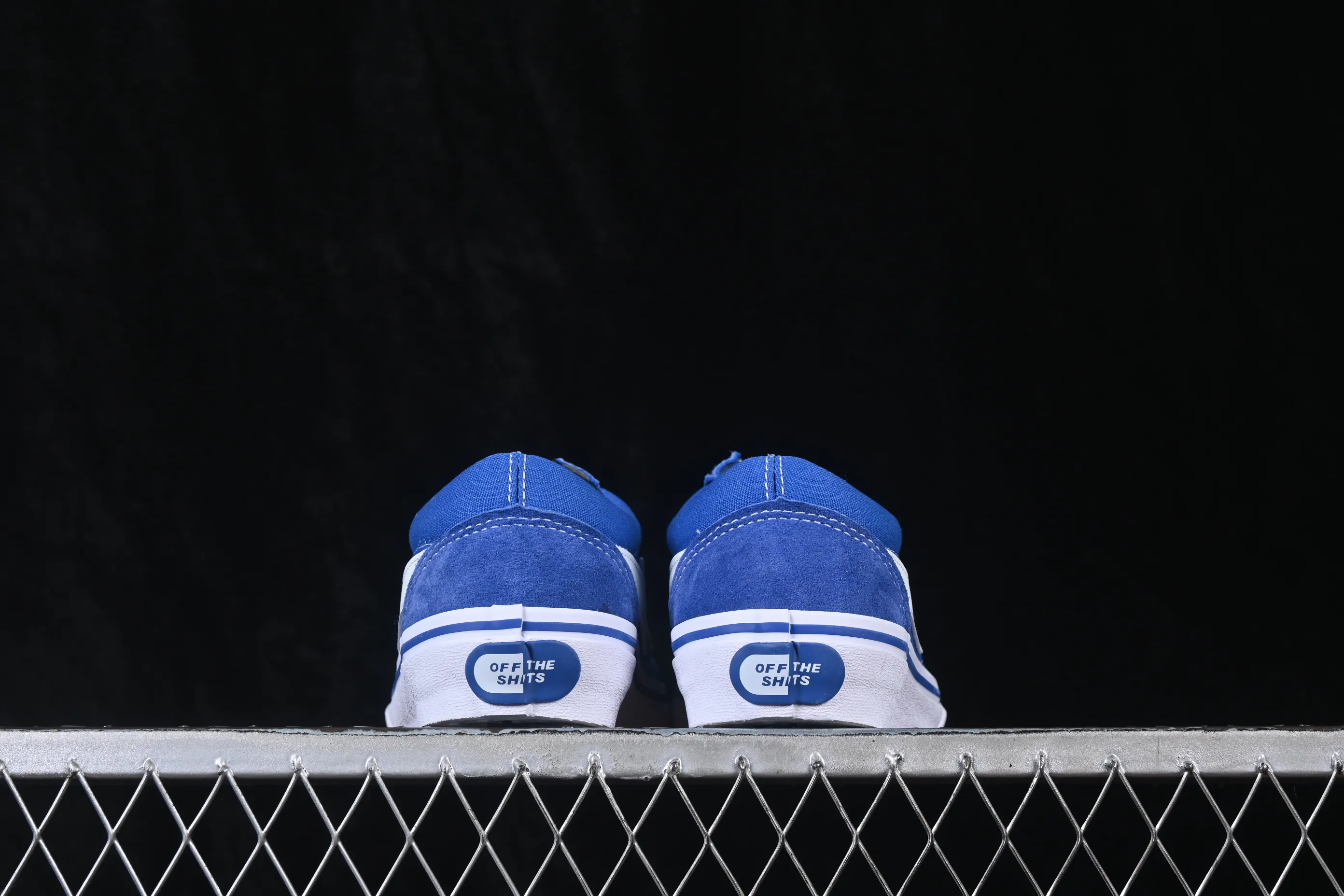 All categories Vans Vans series Vans Low Vans low-top Revenge x Storm Old Skool Lightning joint low-top casual sneakers blue and white